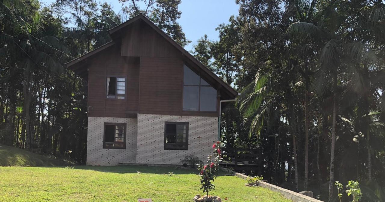 Casa De Campo Rosa Dos Ventos Rodeio Bagian luar foto