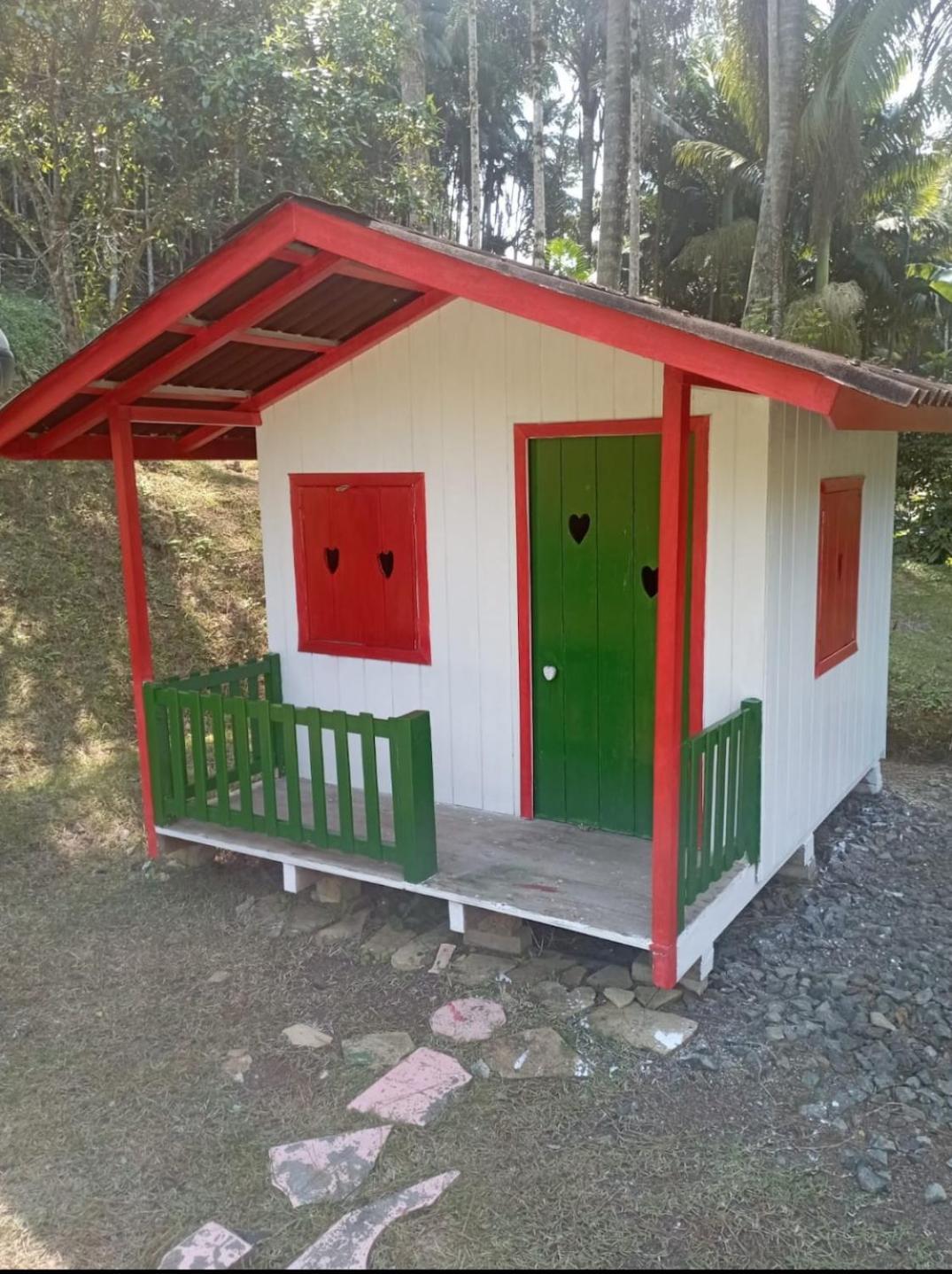 Casa De Campo Rosa Dos Ventos Rodeio Bagian luar foto