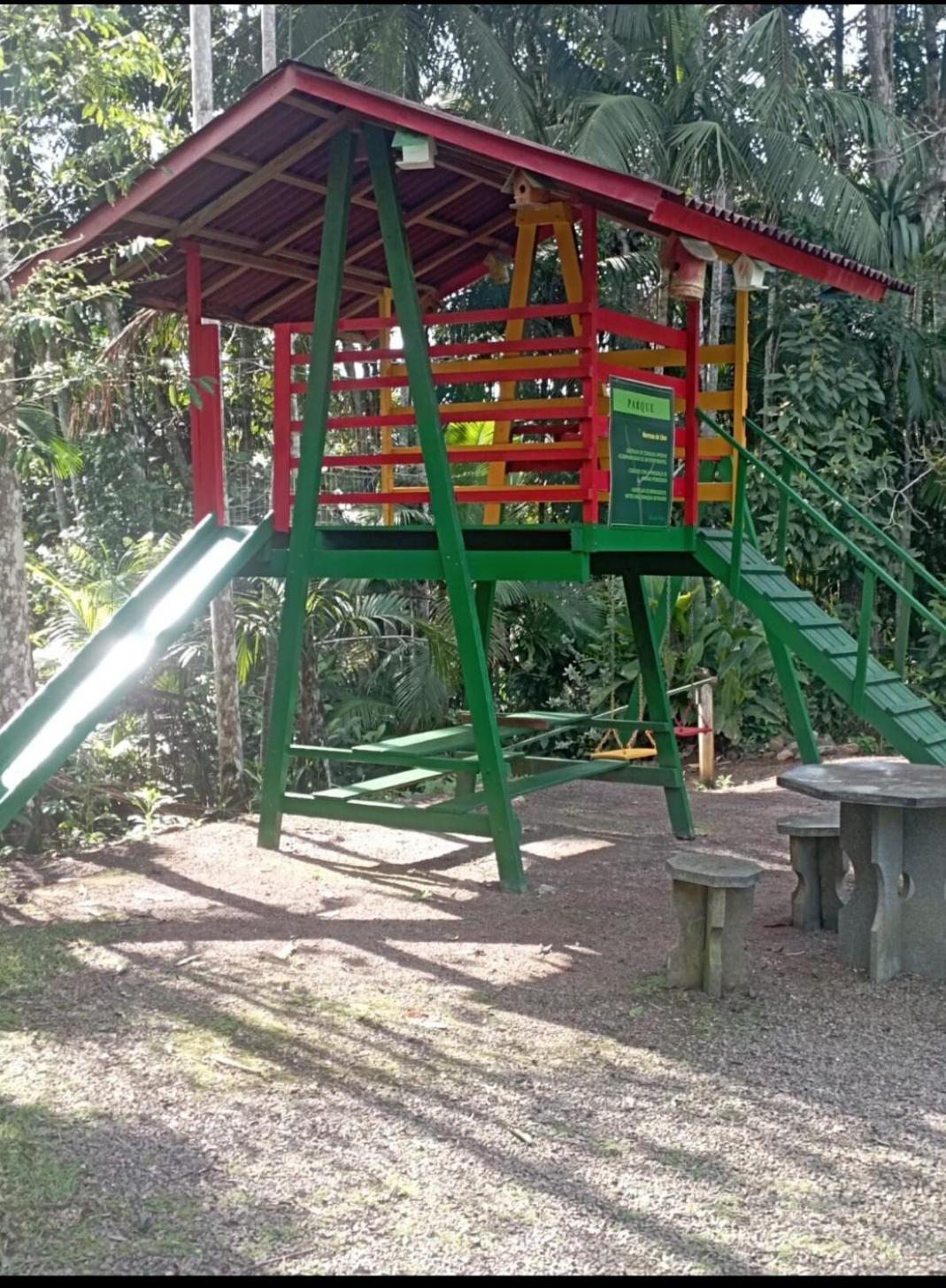 Casa De Campo Rosa Dos Ventos Rodeio Bagian luar foto